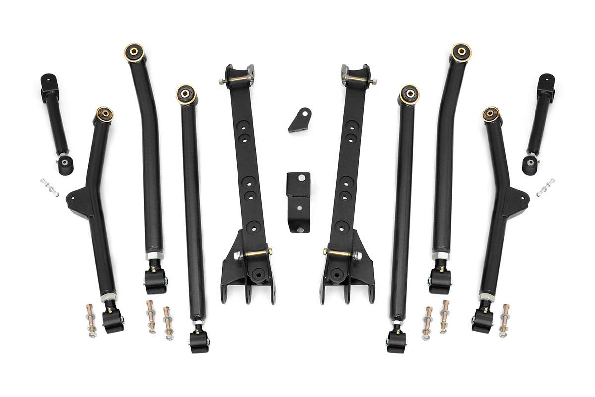 Rough Country Upgrade Kit Long Arm for 97-06 Jeep Wrangler TJ | 4-6" - 66300U