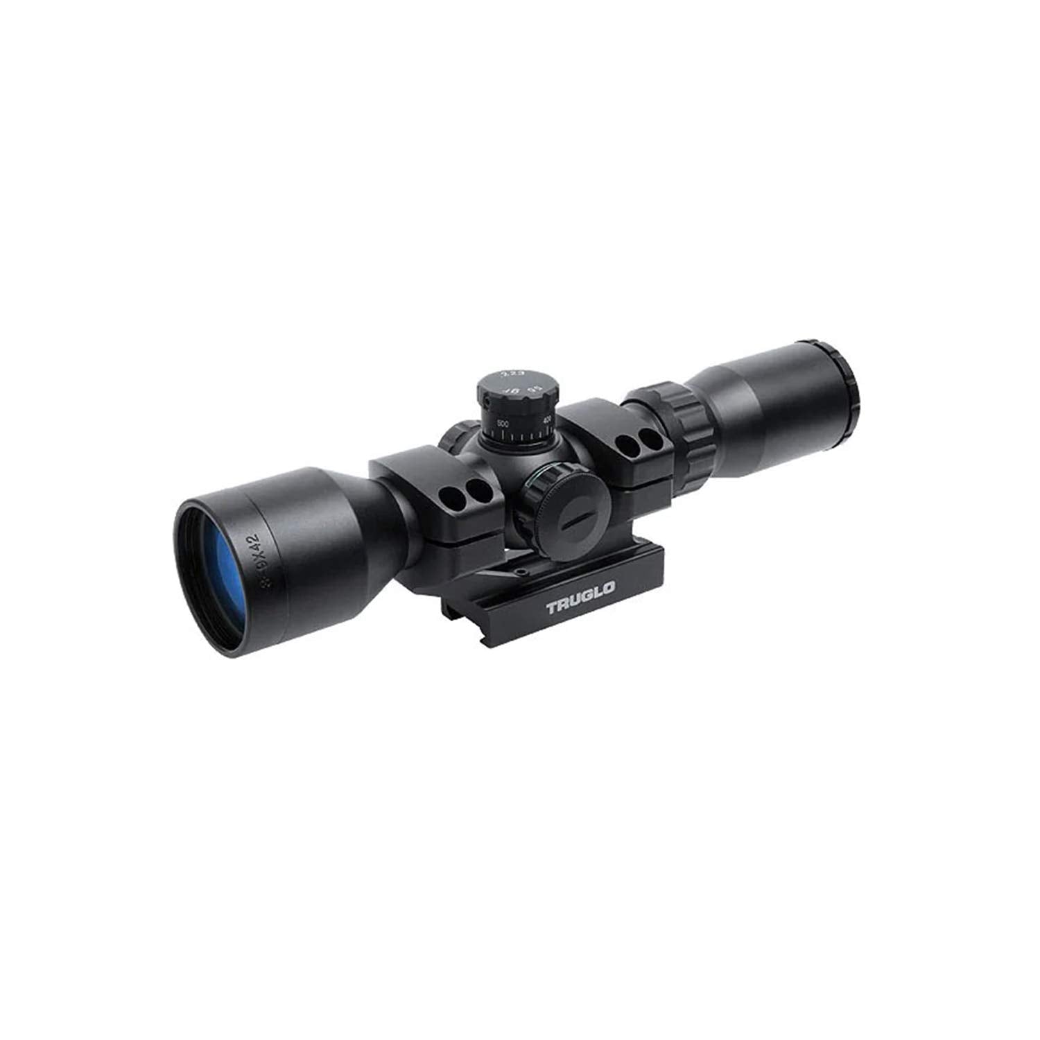 30 Series TRUGLO Tru-Brite 3-9x42mm Tactical Hunting Shooting Durable Waterproof Fogproof Shock Resistant 30mm Aluminum Tube Dual-Color Illuminated Reticle Riflescope with Mount Included