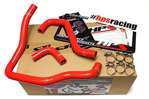 Red HPS 57-1430-RED-1 Silicone Heater Hose Kit (Coolant)