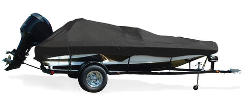 Trailerite TAYLOR MADE PRODUCTS Semi-Custom Boat Cover for Pro Style Bass Boats with Outboard Motor - Includes Motor Hood, Multiple Sizes and Colors