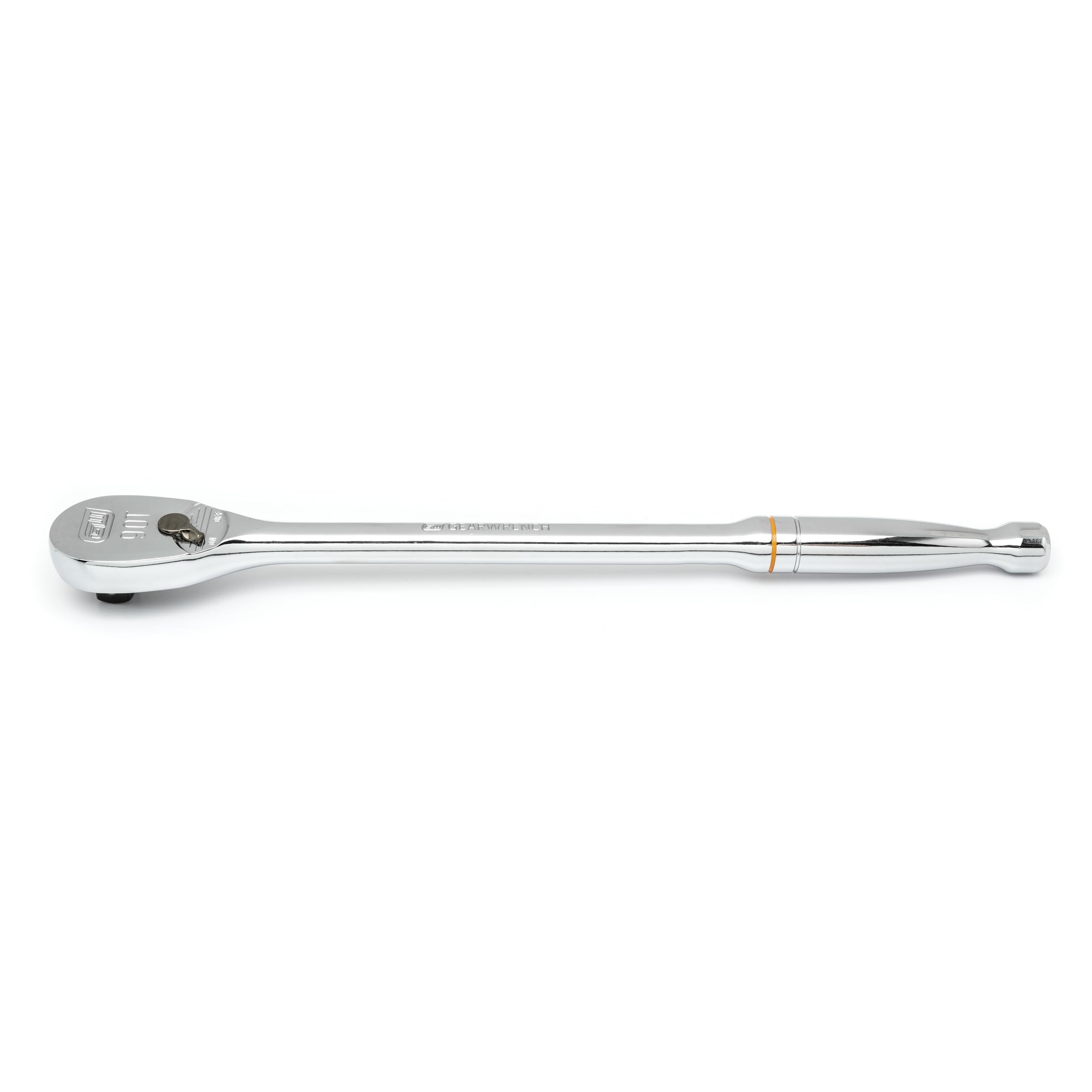 GEARWRENCH 90 Tooth 1/2" Drive Long Handle Teardrop Ratchet 15" - 81360T, Multi, One Size