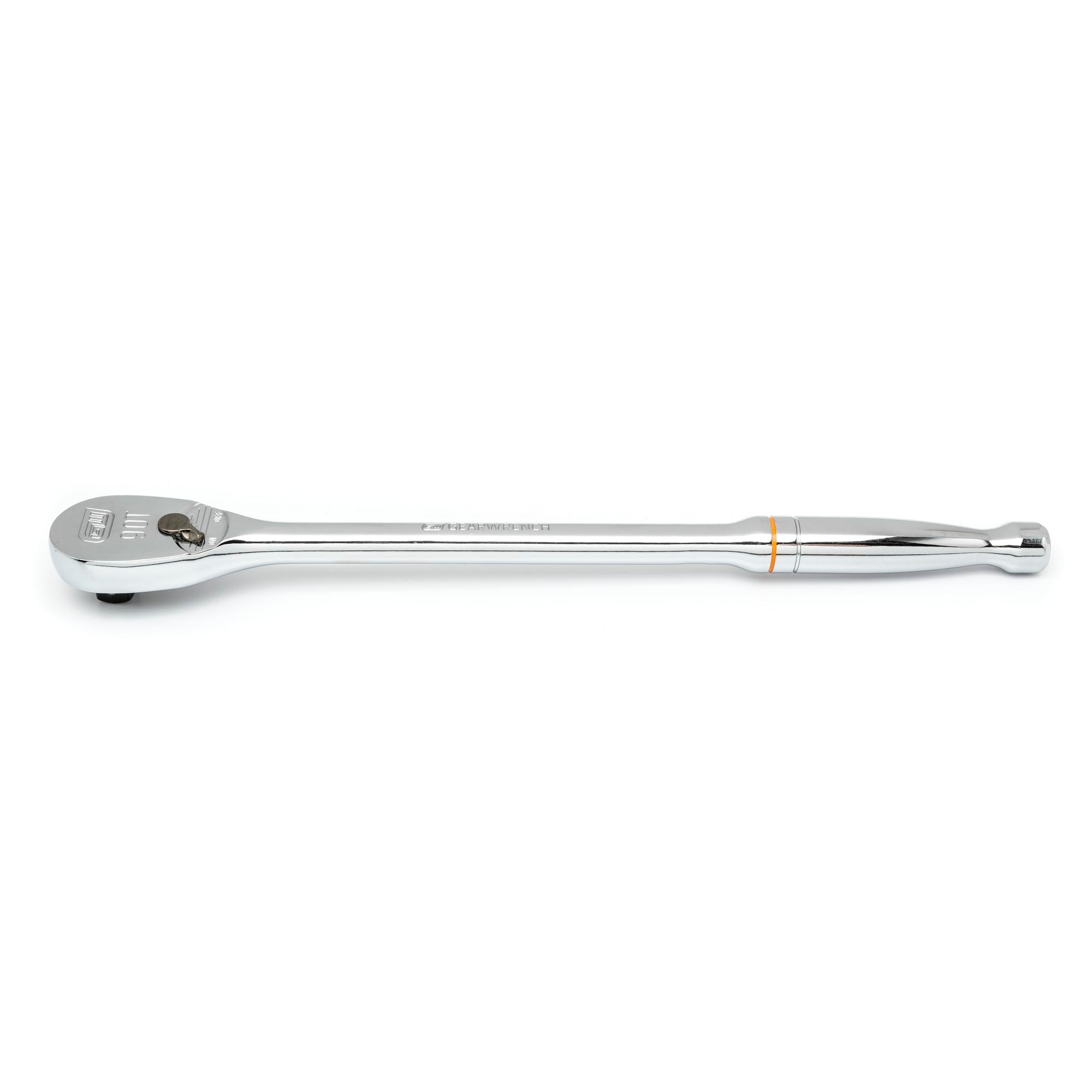 GEARWRENCH 90 Tooth 1/2" Drive Long Handle Teardrop Ratchet 15" - 81360T, Multi, One Size