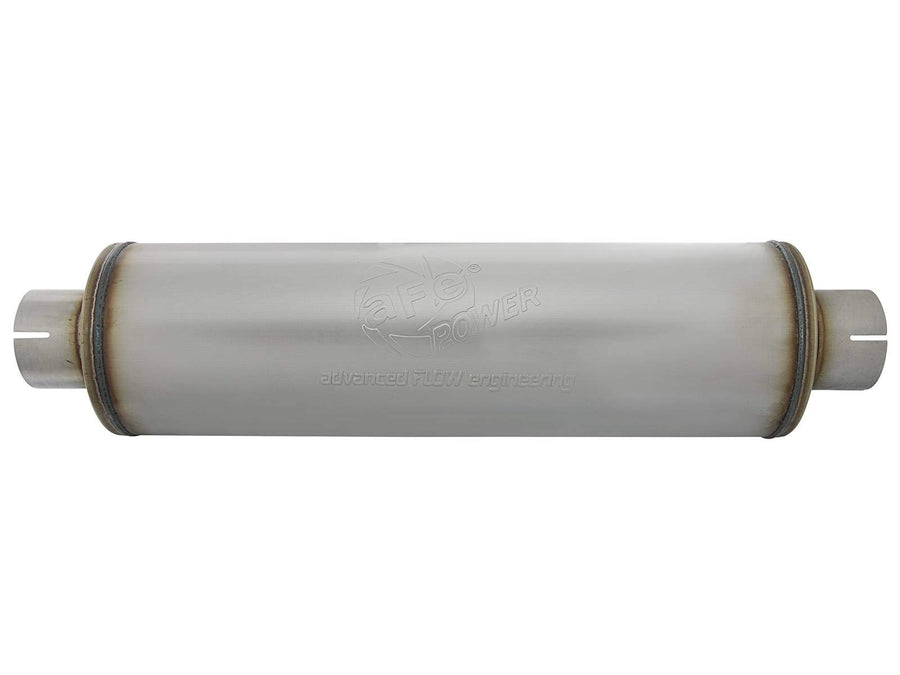 MACH Force-Xp Muffler AFE Filters 49M00024 409 Stainless Steel 3.5 in. Inlet/Center Outlet 24 in. Body/Round 7 in. Body Diameter