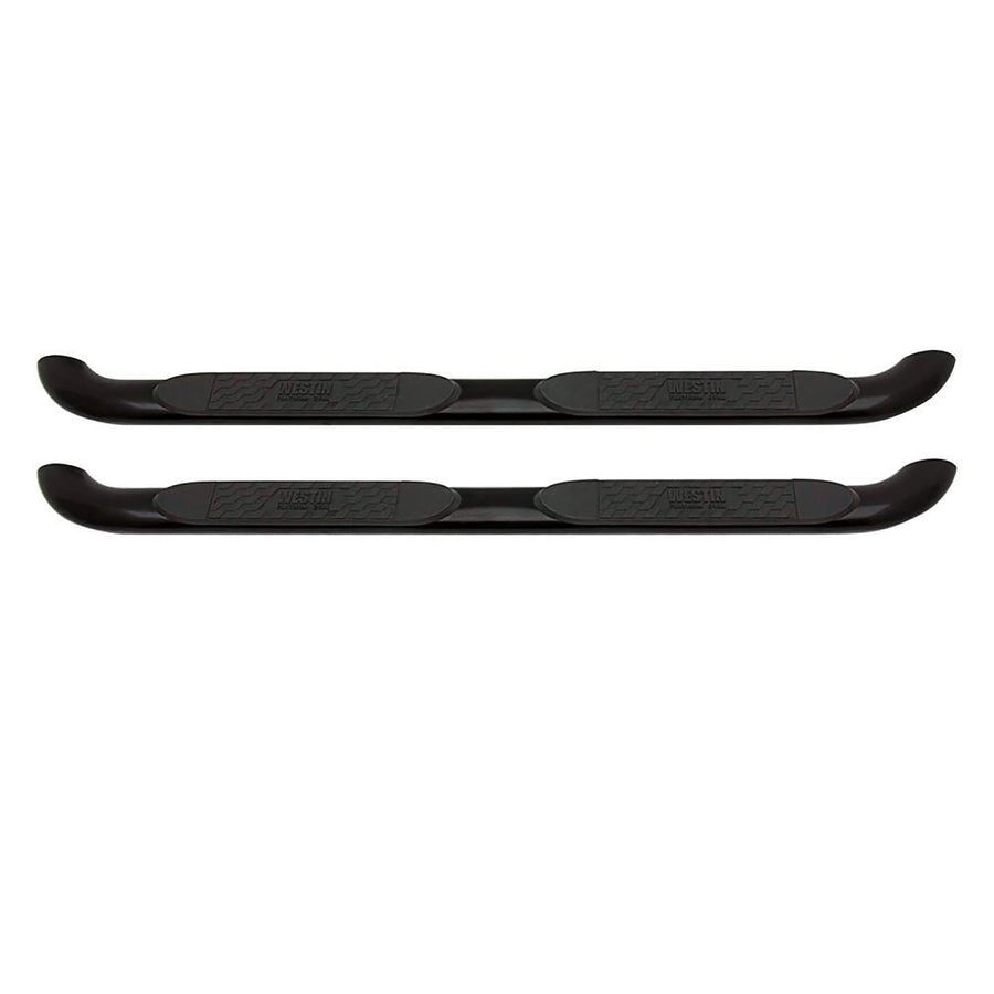 Platinum 4 Westin 21-2775 Oval Nerf Bars fits 2005-2023 Tacoma Double Cab Black Pair