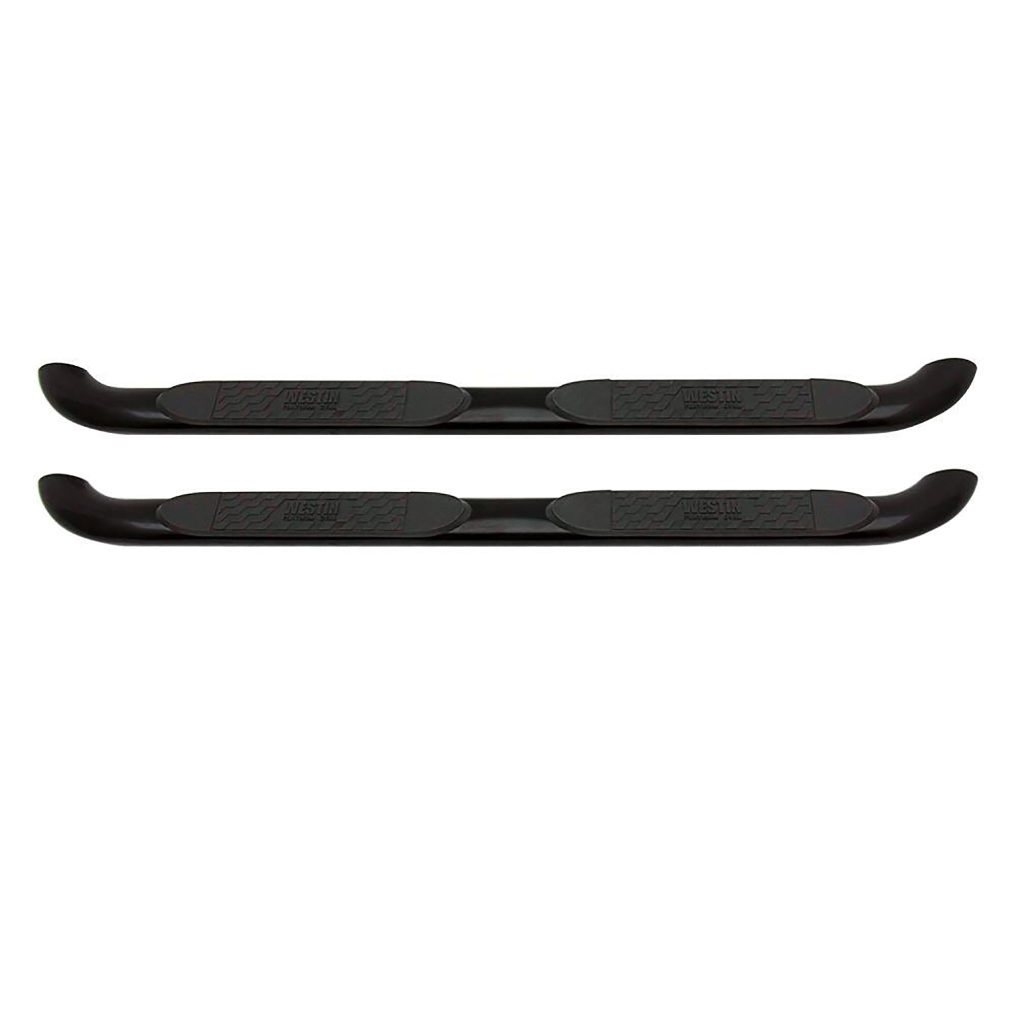 Platinum 4 Westin 21-2775 Oval Nerf Bars fits 2005-2023 Tacoma Double Cab Black Pair