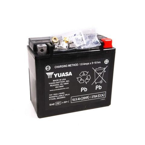 YTX20L Yuasa YUAM420BS Factory Activated AGM Battery