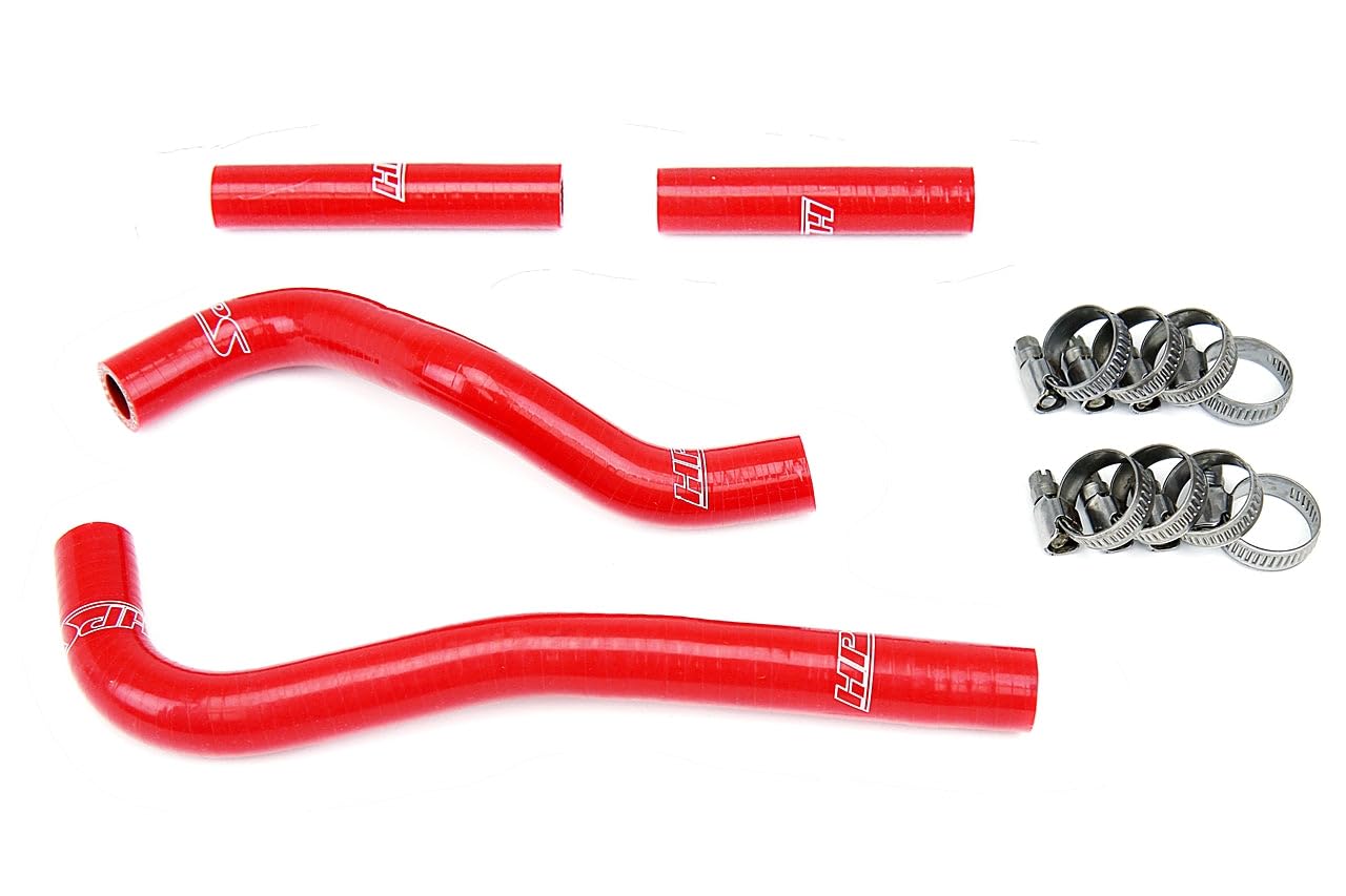 Red HPS 57-1371-RED Reinforced Silicone Radiator Hose Kit for Honda 07-12 CRF150R