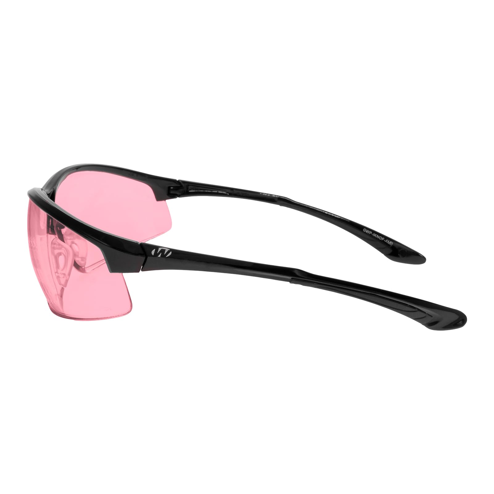 Tanker Walker's Open Frame Shooting Glasses Rose w/CASE