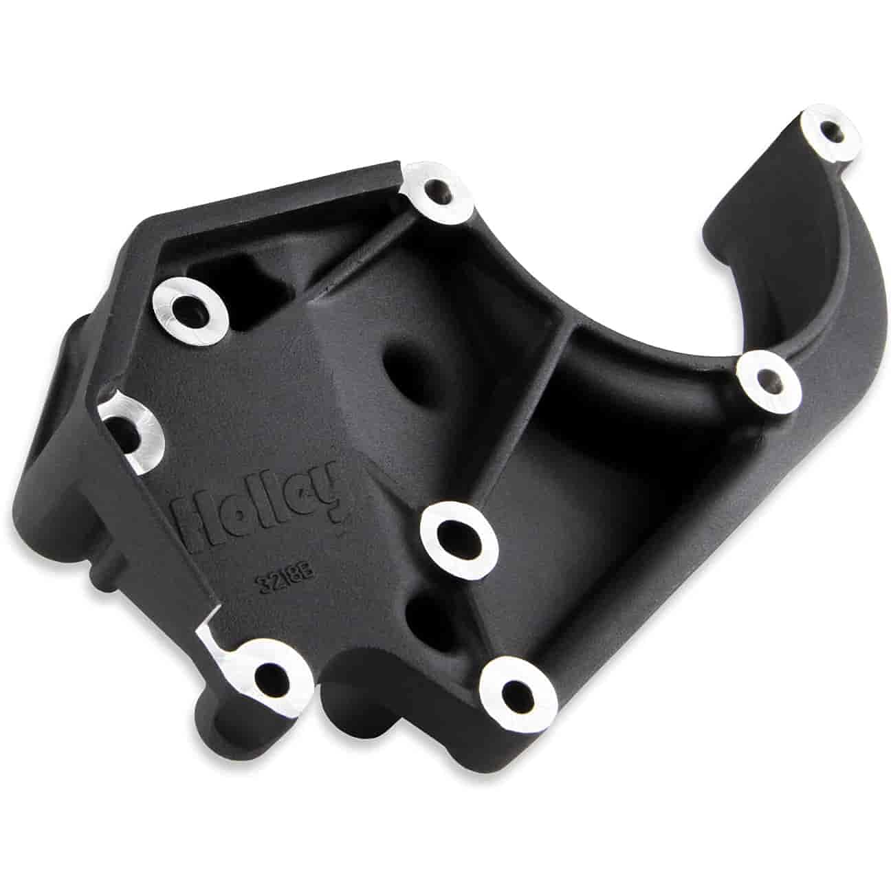 Holley LS A/C Accessory Drive Kit 20-141BK - Includes SD508 A/C Compressor, Tensioner, & Pulleys- Black