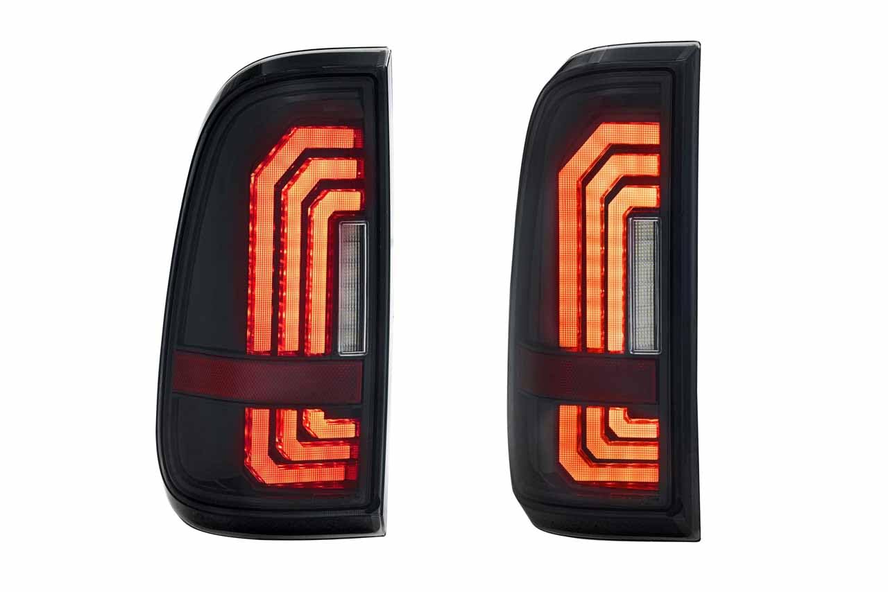 Morimoto XB LED Taillights Super Duty Fits Ford 99-16, Plug and Play Smoked Taillight Assemblies (Smoked)