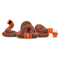 20-Foot Camco RhinoEXTREME Sewer Hose Kit/RV Camper | Features TPE Technology for Abrasion Resistance and Crush Protection | Includes Pre-Attached Rhino Swivel Fittings (39867)