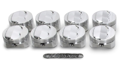 142025 Sportsman Racing Products +4cc Domed Piston Set for Small Block Chevy