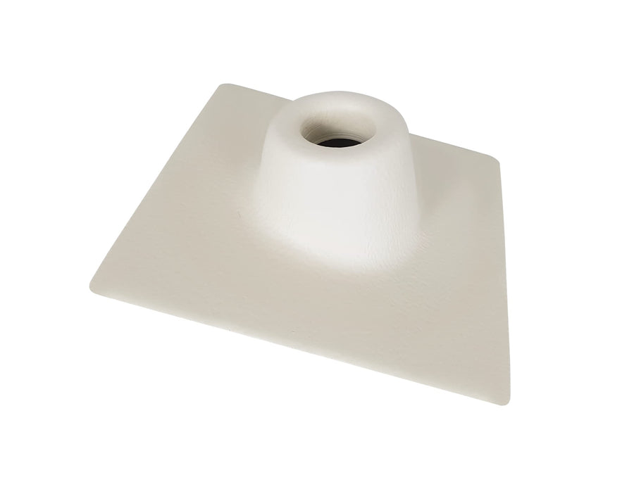 Cover, ICON 14301 Plumbing Vent, 6 x 6, Colonial White