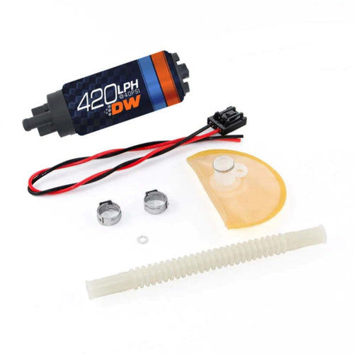 420lph Deatschwerks in-tank fuel pump w/ 9-1020 install kit (9-421-1020)