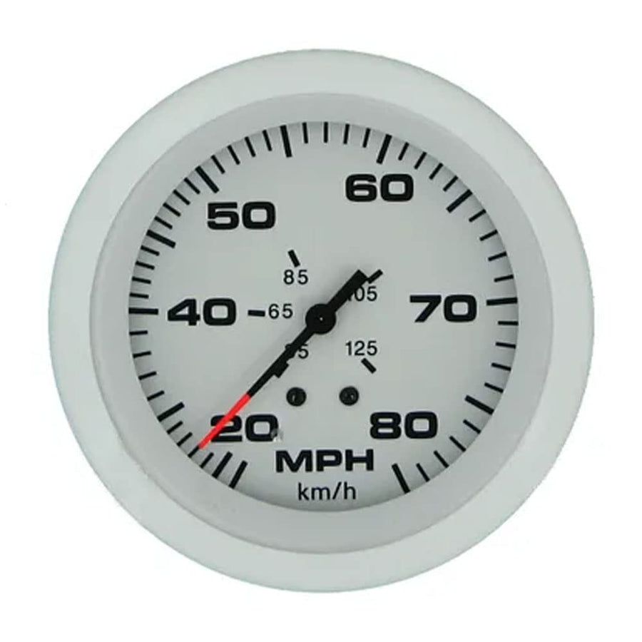 Sierra International Arctic 68372P 20 to 80 MPH Dial Range Speedometer Kit Includes Pitot & Hose, 3"