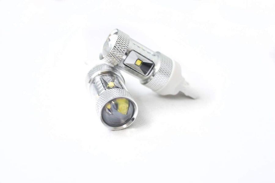 Race Sport Lighting 1157 RS7440HPW Hi Power 30W CREE LED Replacement Bulbs - PAIR (WHITE)