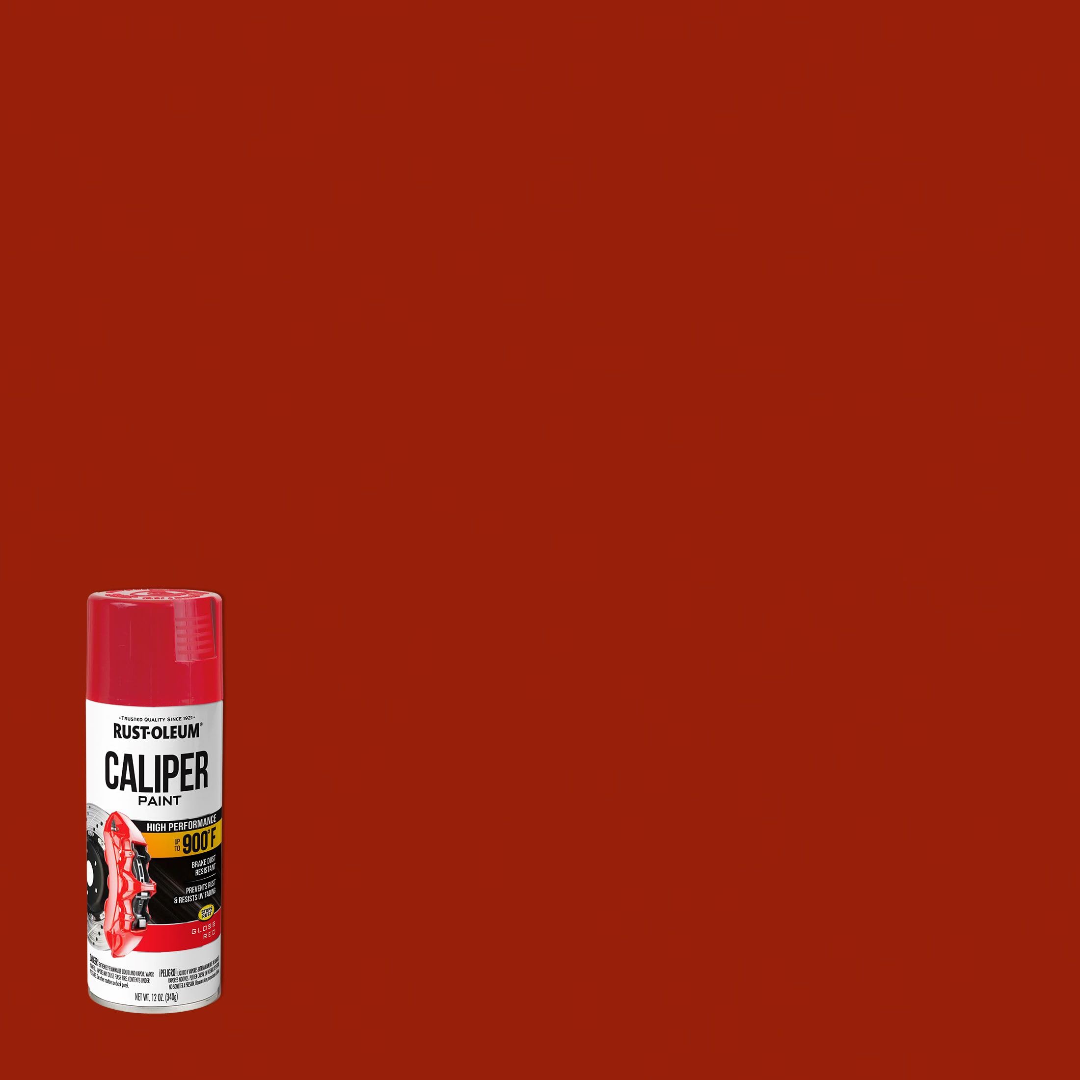 Rust-Oleum Caliper Spray Paint 251591, 12 oz, Red