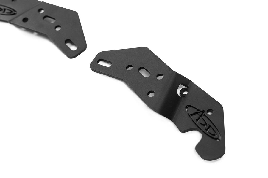Addictive Desert Designs Ditch Light Brackets Dual for The 2021-2024 Ford Bronco & Bronco Raptor | Mounts (2) up to 4" LED Round Lights on Each Side or a Single 6" Round LED Light | Made in The USA