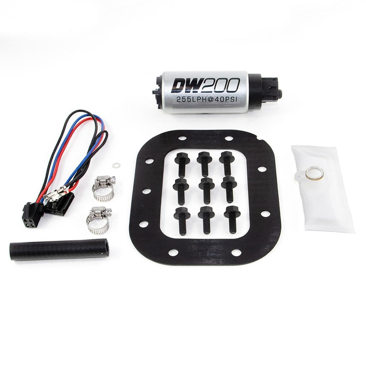 9-201-1029 DeatschWerks in-Tank Fuel Pump (255lph with 9-1029 Install Kit), 1 Pack