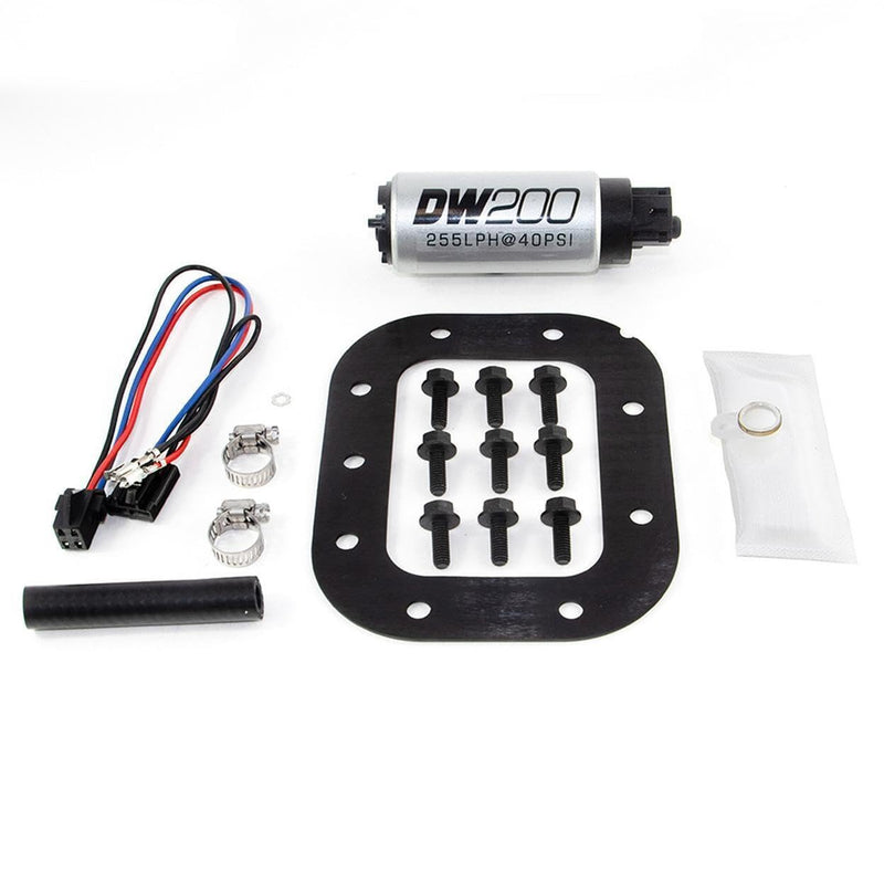 9-201-1029 DeatschWerks in-Tank Fuel Pump (255lph with 9-1029 Install Kit), 1 Pack