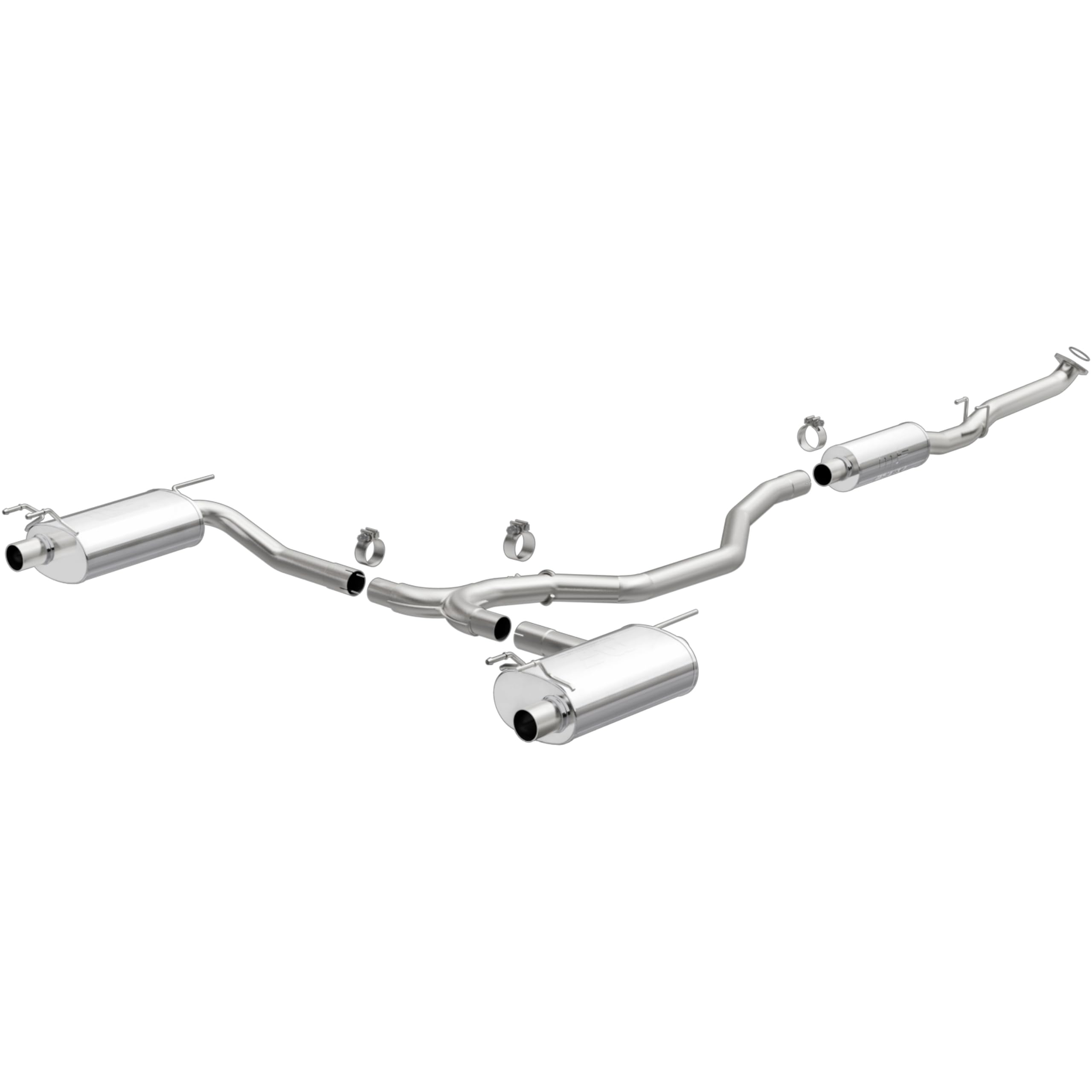 MagnaFlow Exhaust Performance System 19393: Cat-Back, Street Series, Compatible with 2018-2022 Honda Accord, Dual Split Rear Exit Style