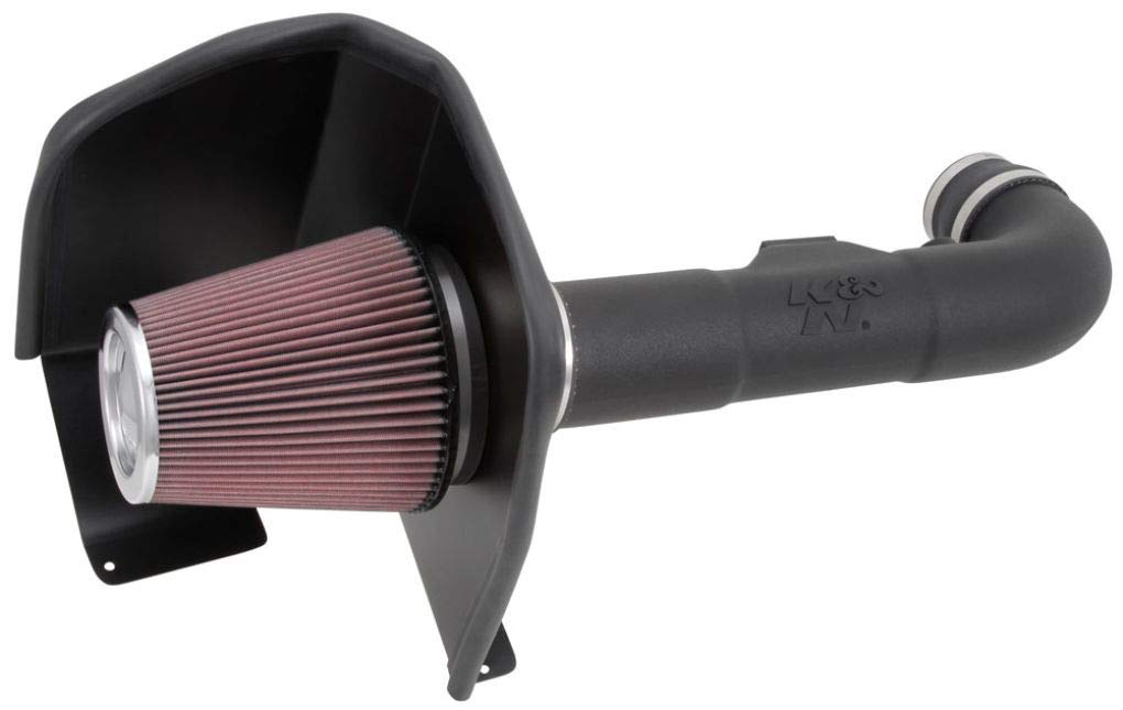 K&N Cold Air Intake System: High-Flow Air Filter, Towing & Increase Performance: Compatible with 2014-2020 Chevy/GMC/Cadillac Silverado 1500, Suburban, Tahoe, Sierra 1500, Yukon, Escalade, 57-3082