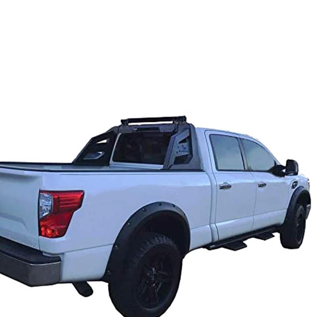 Armour Black Horse Roll Bar Matte Black Includes 1 40in LED Light Bar Compatible with 2005-2021 Nissan Frontier-ARB-NIFRB-KIT