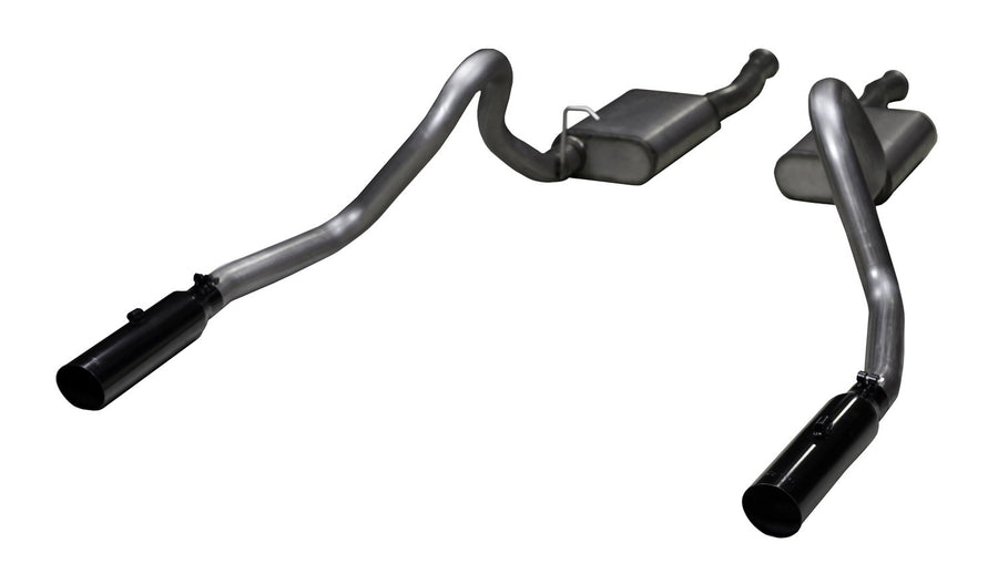 Cat Back Exhaust 1996-2004 Mustang GT 4.6L w/Black Tips & Violator Mufflers