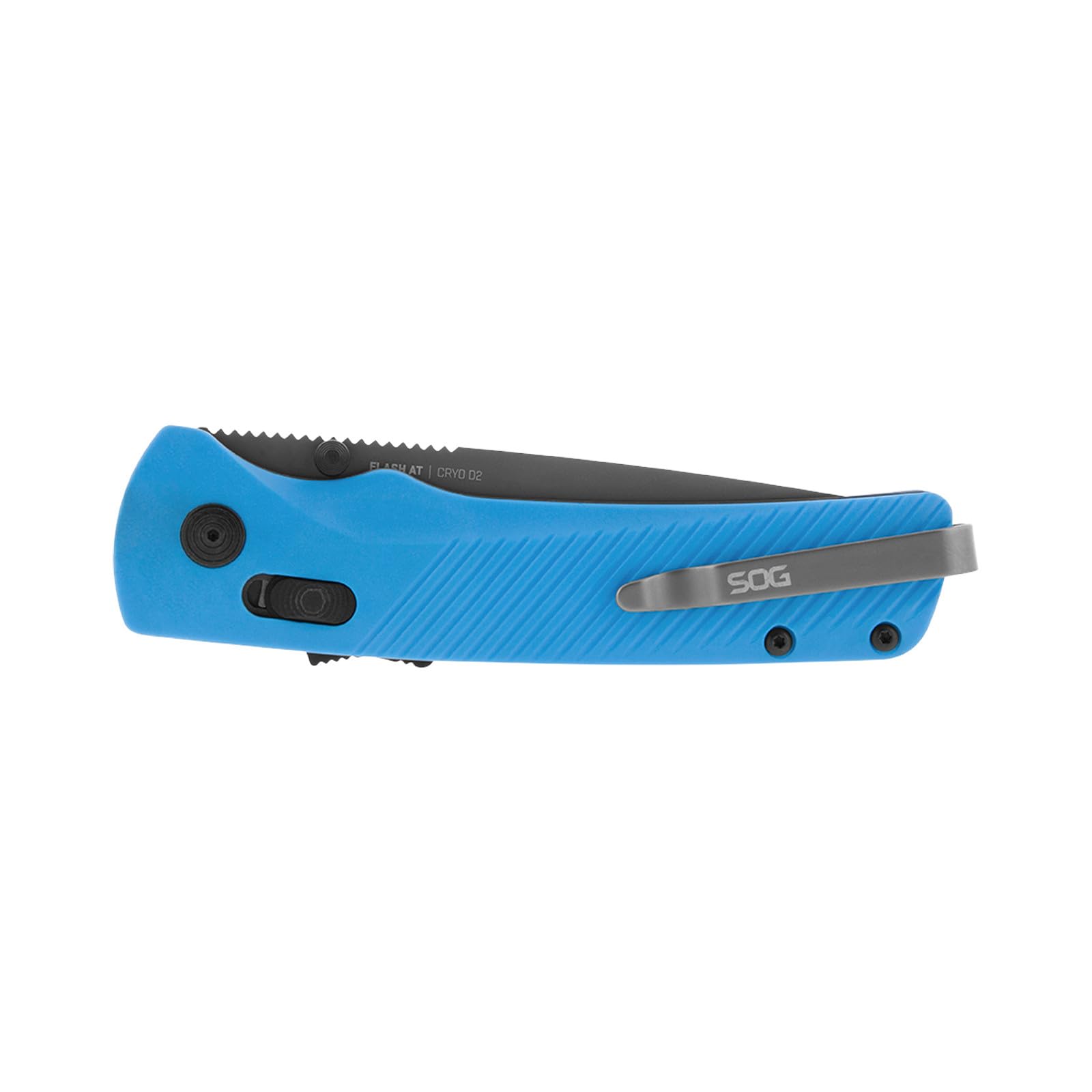 Cyan EDC Knife SOG Flash at MK3 Civic, BLUE
