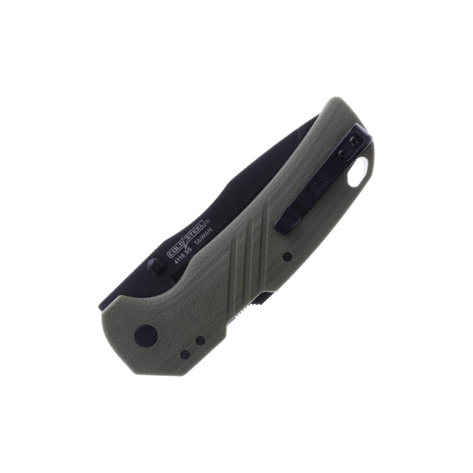 Cold Steel 3" CS-FL-30DPLT-BGZ Engage / 3" Tanto Point Blade / 2.4Mm Thick, OD Green