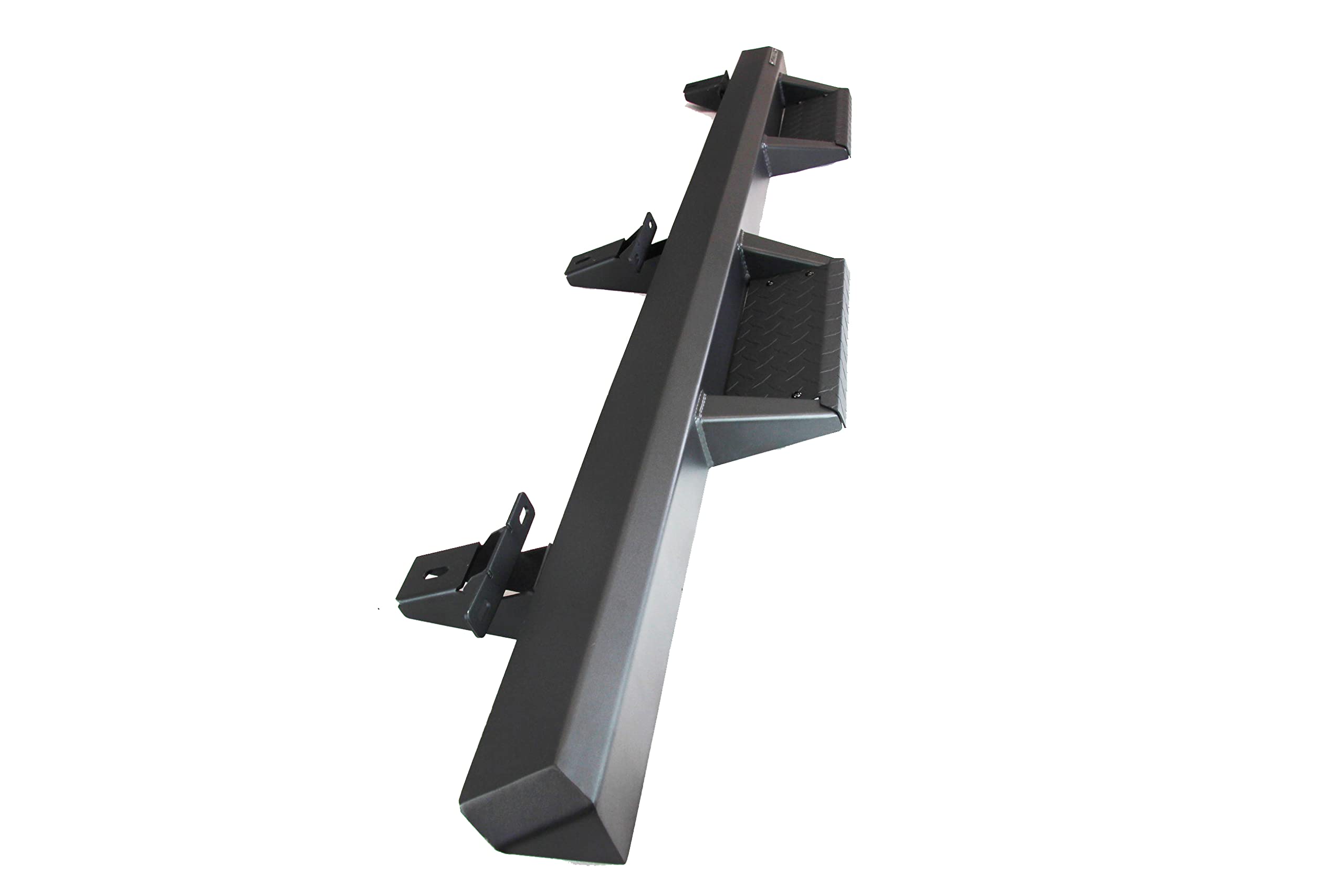 Heavy Duty Black Horse Impact Drop Side Steps Black Compatible with 07-18 Chevrolet Silverado 1500|07-19 Silverado 2500/3500 HD|07-18 Sierra 1500|07-19 GMC Sierra 2500/3500 HD (Excl Classic)-IM-CHSICC