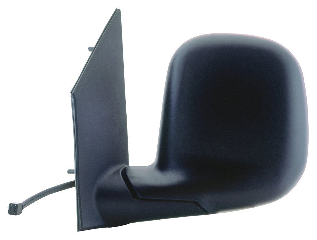 Fit System Side Driver Mirror for Chevy Express Full Size Van, GMC Savanna Full Size Van, Black, Foldaway, Heated Power
