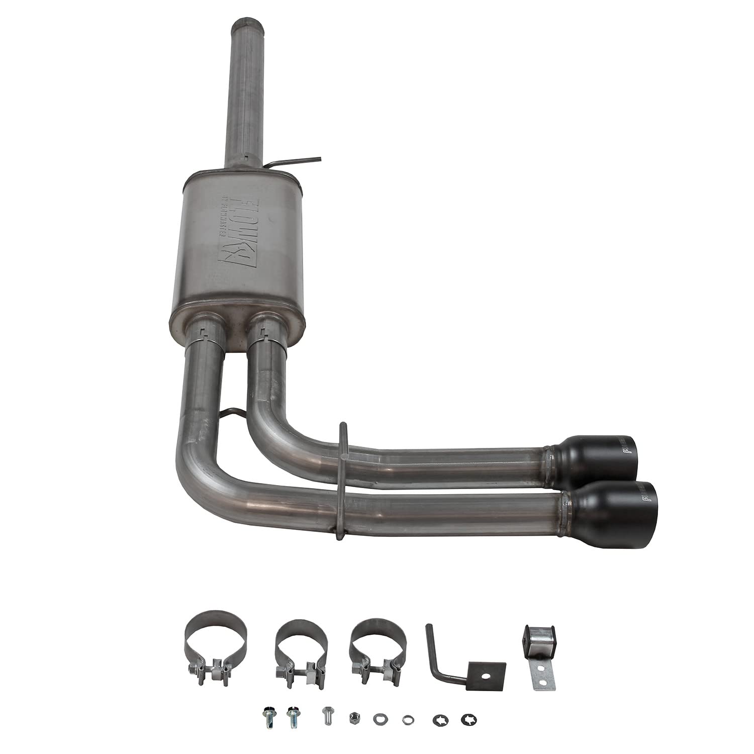 Flowmaster FlowFX 717929 Cat-Back Exhaust Kit 3 Inch to Dual 2.5 Inch Dual Side Exit 409 Stainless Steel with Black Tips Compatible with 2009-2013 GM Silverado/Sierra 1500 5.3L V8