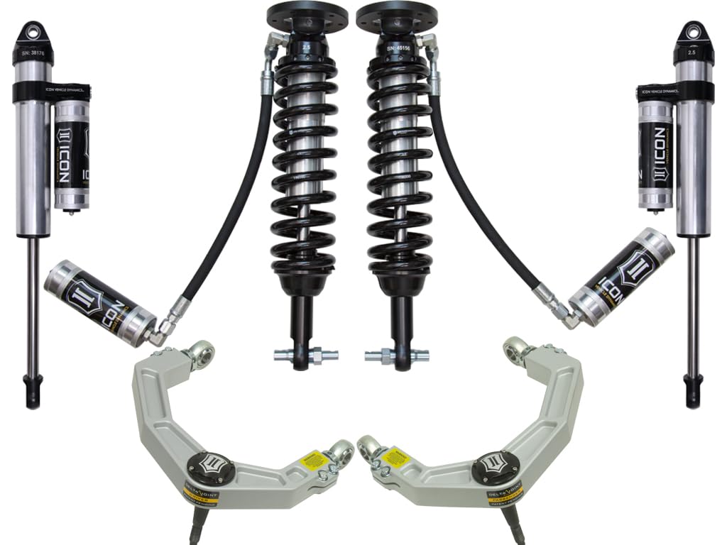 1.75-3" Lift, ICON Stage 4 Suspension System, Billet UCA, Compatible with 2015-20 Ford F150 2WD, K93094
