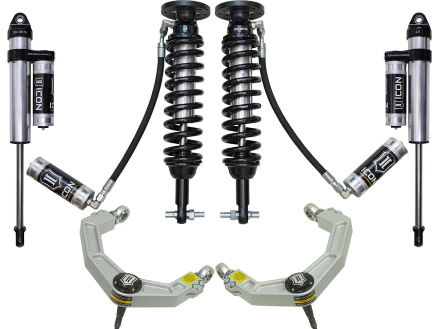 1.75-3" Lift, ICON Stage 4 Suspension System, Billet UCA, Compatible with 2015-20 Ford F150 2WD, K93094
