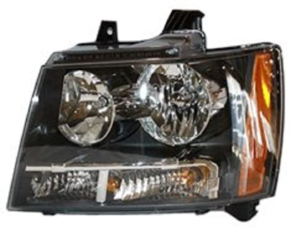 Left TYC Headlight Assembly Compatible with 2007-2014 Chevrolet Tahoe Suv