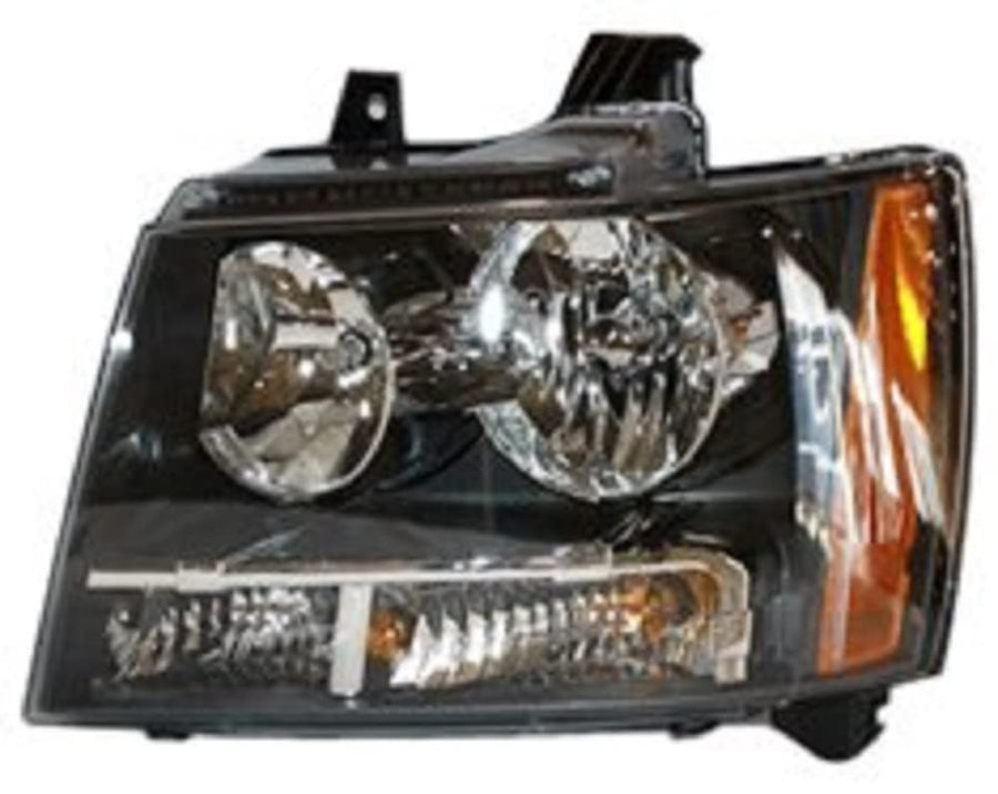 Left TYC Headlight Assembly Compatible with 2007-2014 Chevrolet Tahoe Suv