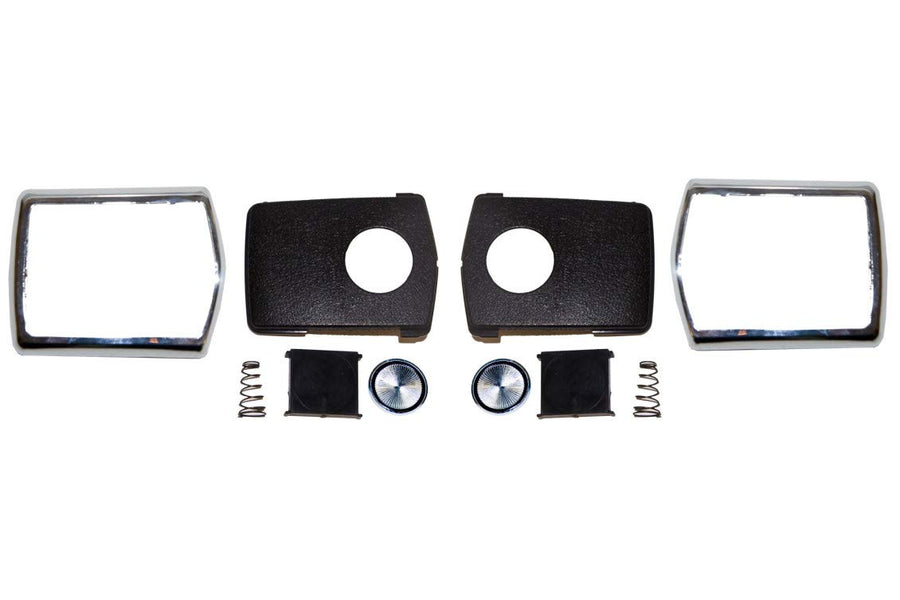 C8AZ-65611A72CK Scott Drake Deluxe Chrome Seat Belt Buckle Restoration Kit