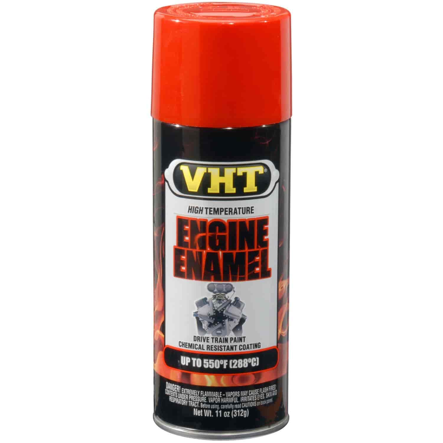 550° VHT SP123 Engine Enamel High Heat Spray Paint – Chevy Orange – 11 oz. Aerosol Can