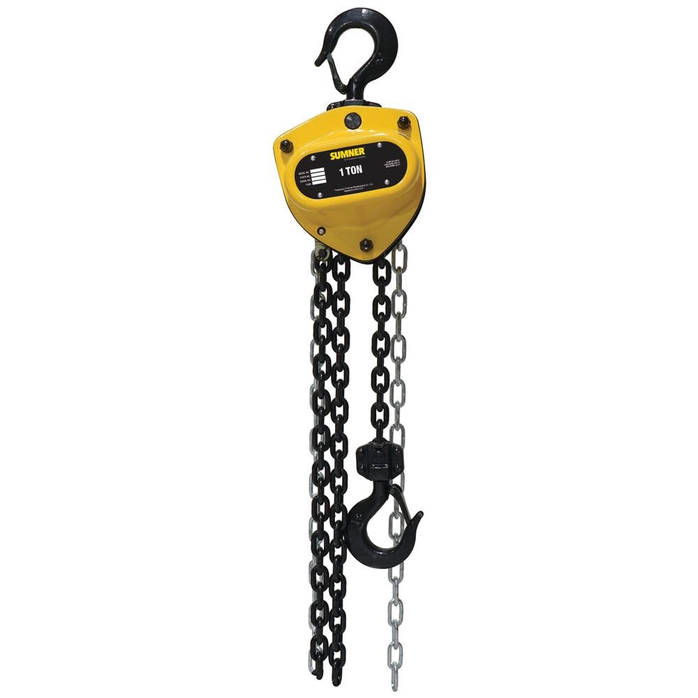1 Ton Southwire SUMNER Chain Hoist with 10 ft. Chain Fall