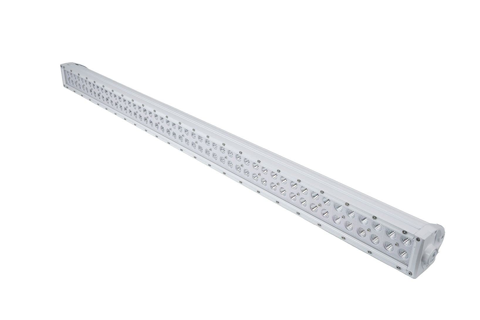 Race Sport Lighting 50inch MS288WWDS Marine Grade Dual Row Straight Light Bar with 288-Watt 96 x 3W High Intensity CREE LEDs