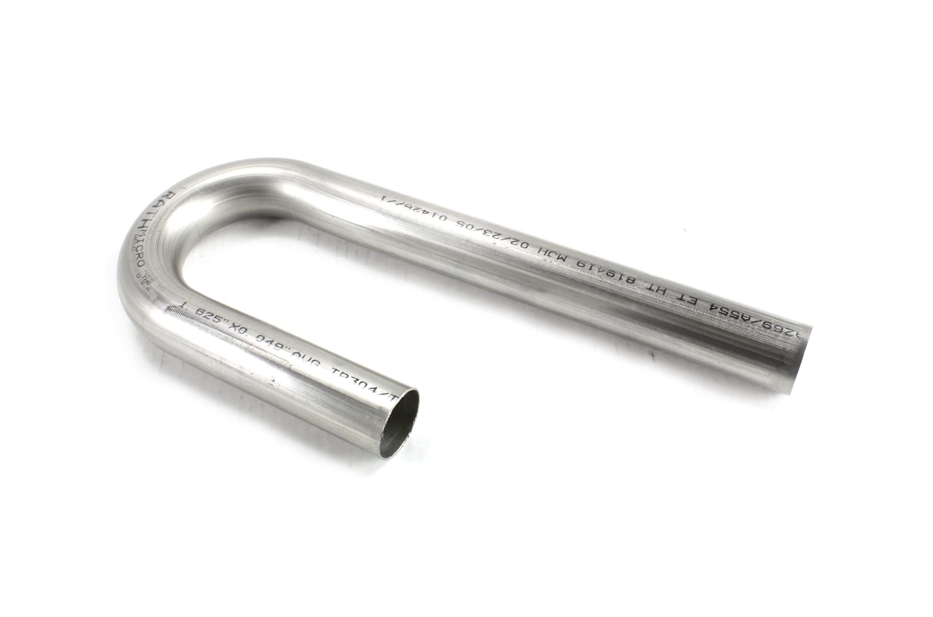 H6903 Patriot Exhaust 1-1/2" 304 Stainless Steel J-Bend Exhaust Pipe
