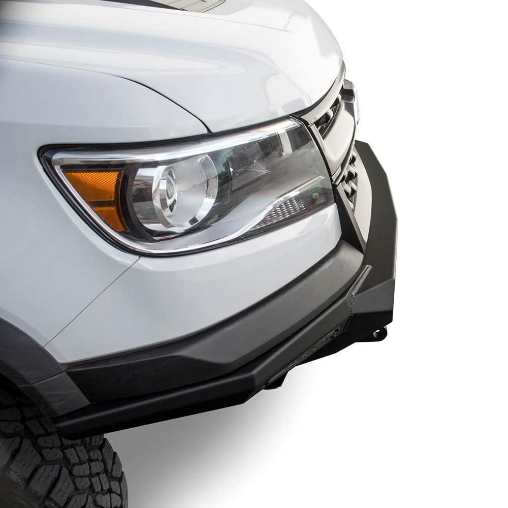 Stealth Fighter Front Bumper Addictive Desert Designs F371202740103 Hammer Black Panel Color Satin Black w/Winch Mount