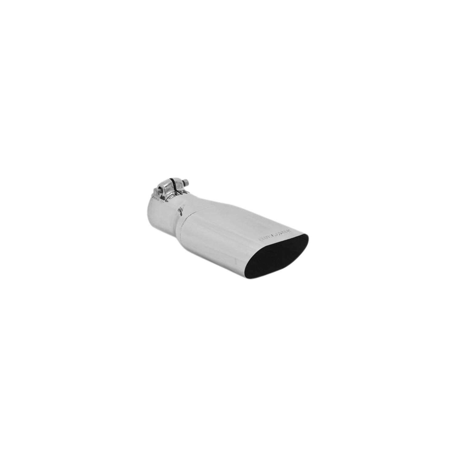 Exhaust Tip Flowmaster 15385 4.25 x 2.25 Inch Oval Polished 304 Stainless Steel Fits 2.50 Inch Tubing Clamp on
