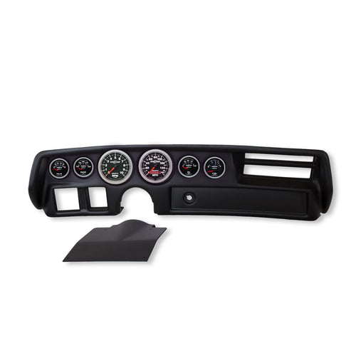 AUTO METER Direct Fit Dash Kit 2135-12, Chevelless/Elcamino/Monte 70-72, RPM/Mph/Fuel/Oilp/Wtmp/Bat, Sport-Comp Ii