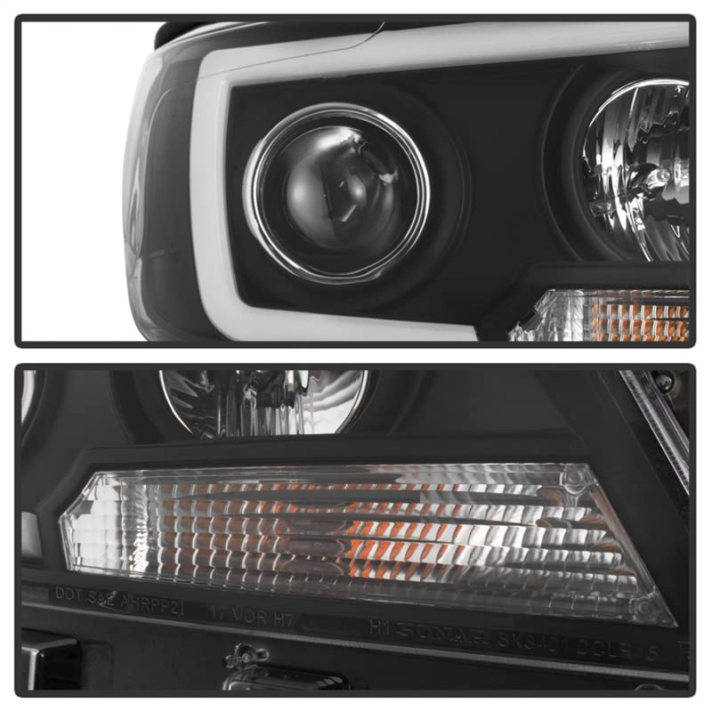 Black Led Spyder 5085283 Projector Headlights For 2015-2019 Chevy Colorado