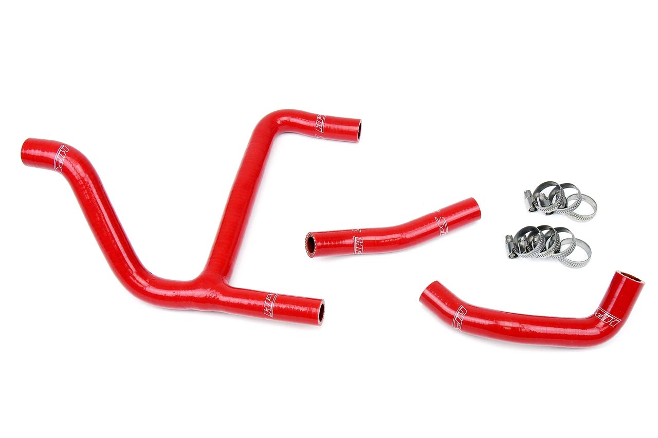 Red Silicone Radiator Coolant Hose Kit HPS 57-1256-RED