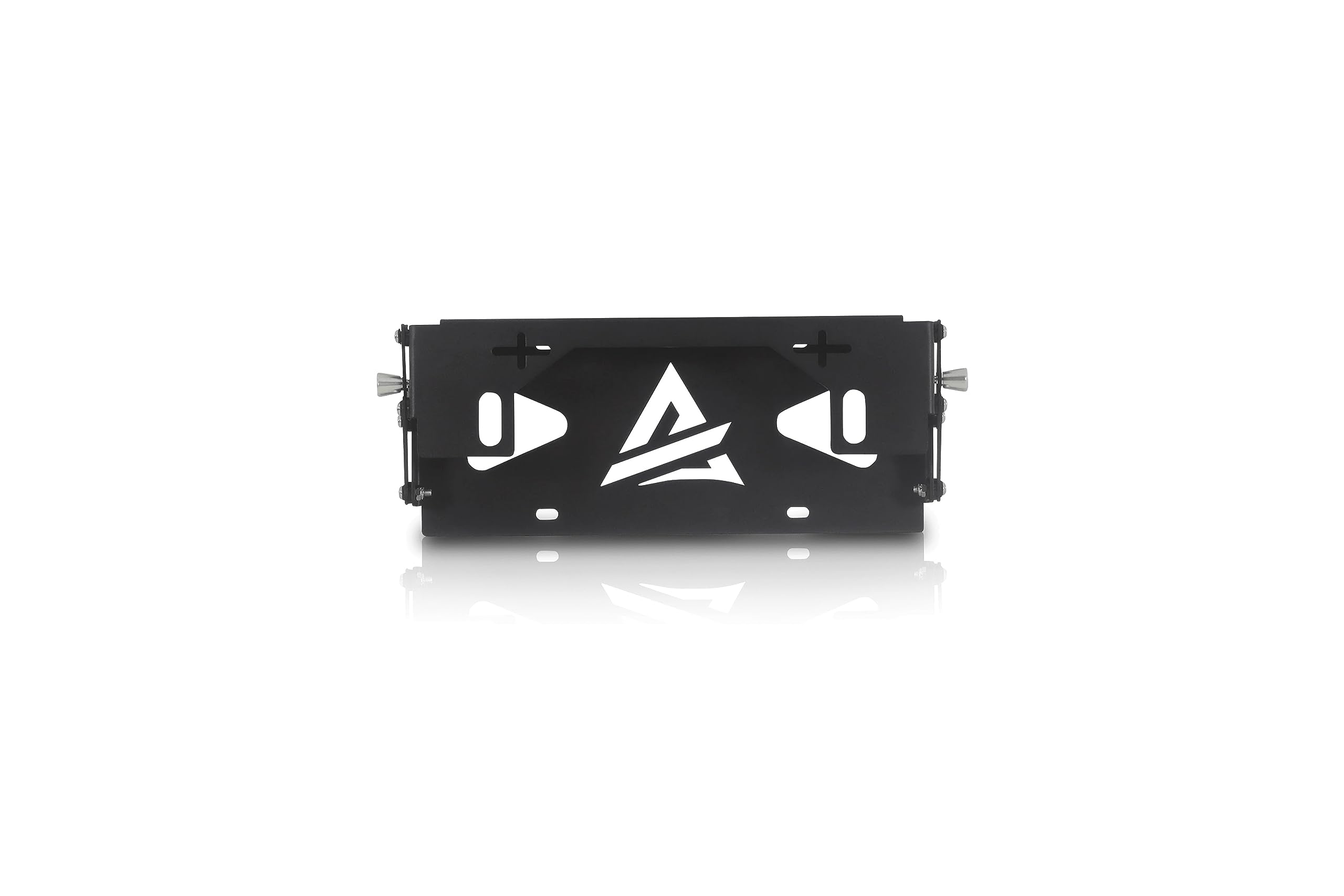 Attica4x4 Cobra Tek - Universal Terra Series License Plate Mount Bracket | Stylish and Durable Off-Road Solution | Textured Black Powder Coat | Adjustable Fit.