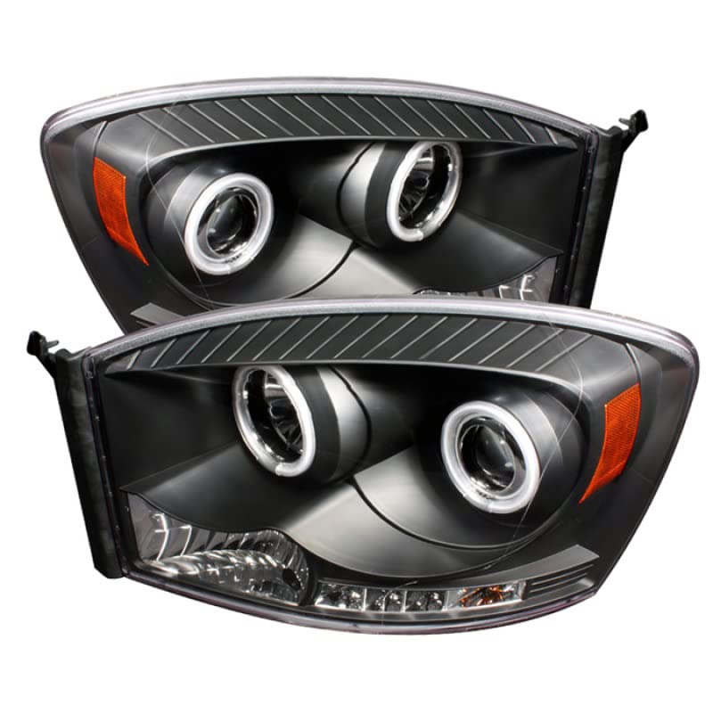 CCFL Halo Spyder Auto Projector Headlights Black/Clear 5030061