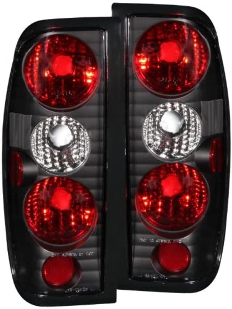 Black Euro Tail Light Set-Clear Lens ANZO USA 211115